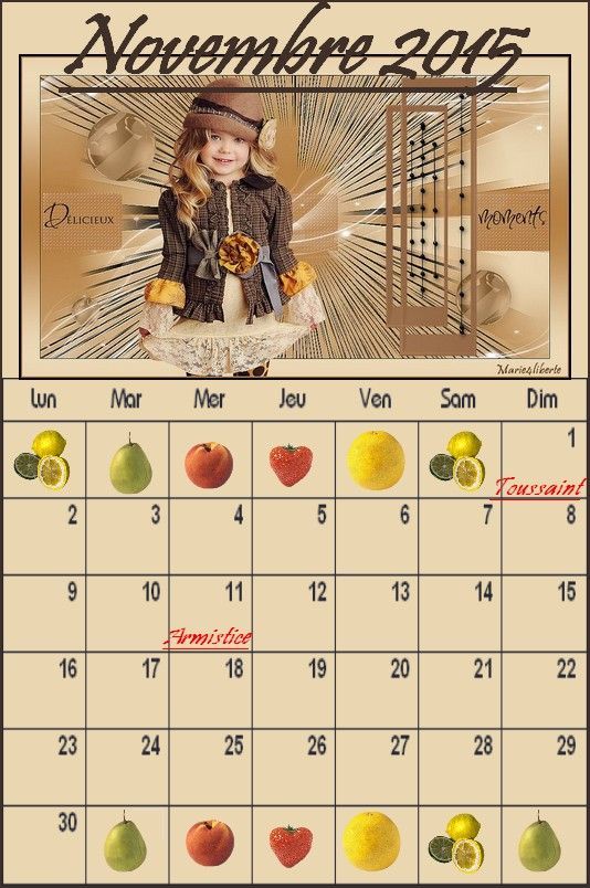 calendriers annee 2015 — free download